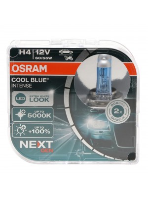Osram Glühlampe H4 12V 60/55W P43t Cool Blue INTENSE NextGen. 5000K +100% Duo 2st.